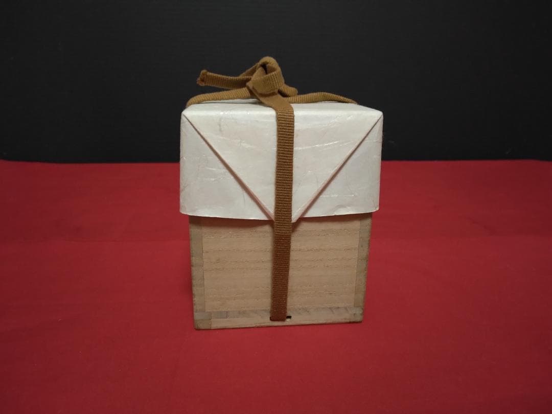 茶道具　　大棗 　【　花筏蒔絵　　一閑張　筑城筑良（造）　】 　 共布共箱