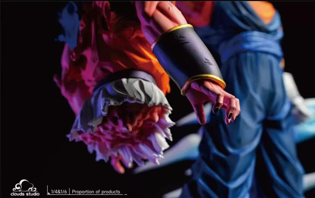 ドラゴンボール ベジータ VS 魔人ブウ 彫刻フィギュア ガレージキット