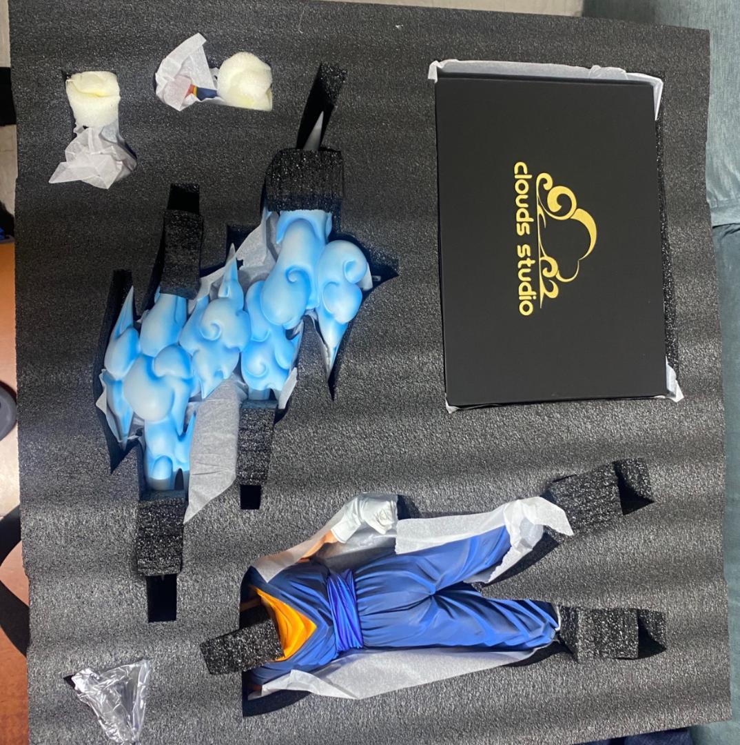 ドラゴンボール ベジータ VS 魔人ブウ 彫刻フィギュア ガレージキット