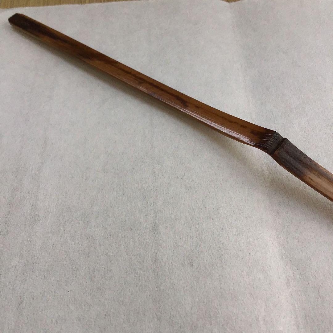 茶道具　茶杓　銘:紅葉狩　井上誠拙作　愚堂和尚書付　共筒　共箱　紙箱　S87CS