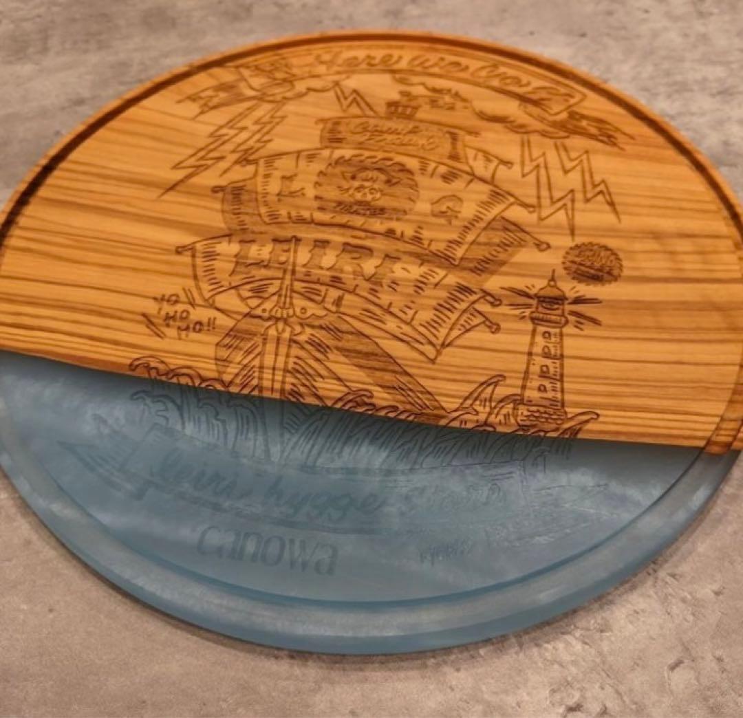 希少　グラインドロッヂ×レイリーヒュッゲストア×canowa カッティングボード