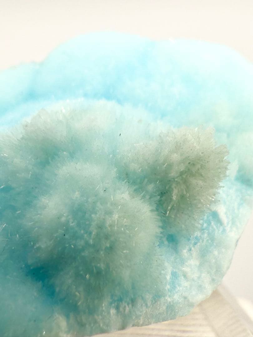 ブルーアラゴナイト　霞石　原石　鉱物　標本　天然石　石