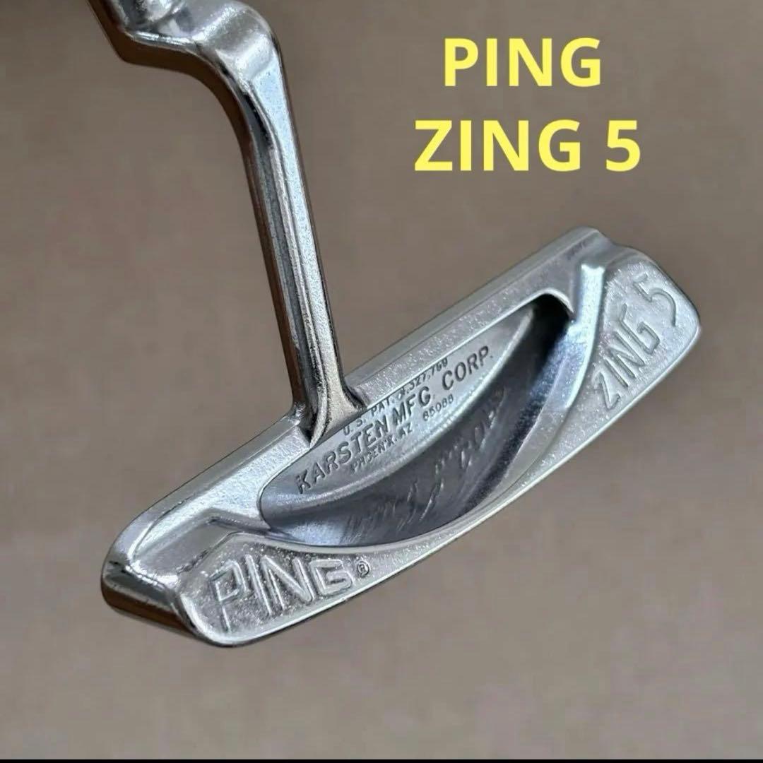 【美品】PING ZING 5 ピン ジング5 パター ANSER ヴィンテージ