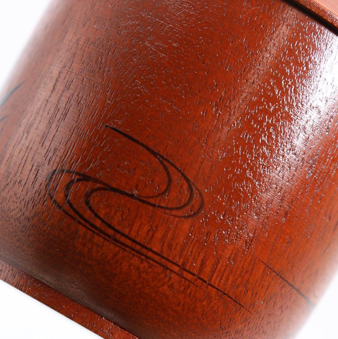 道場宗廣作 苫屋棗 千鳥蒔絵 茶道具 共箱　V936　N8