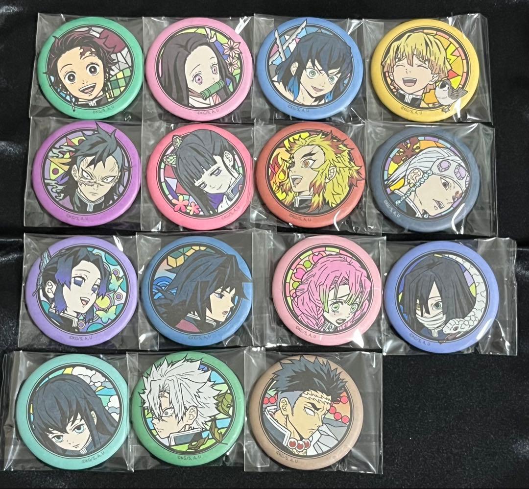鬼滅の刃 和紙缶バッジ vol.3 コンプリート 15個セット