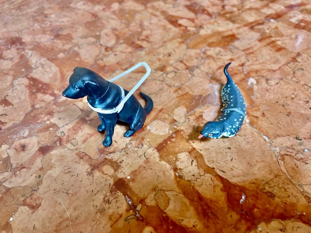 チョコエッグ動物フィギュア120体 シークレットつちのこ、ラブラドール盲導犬含む