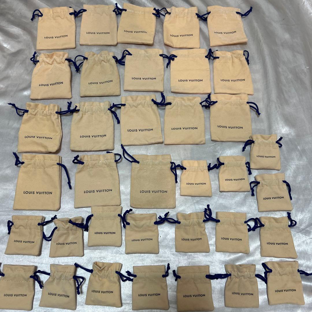 36枚‼️LOUIS VUITTON ルイヴィトンアクセサリーケース保存袋巾着袋
