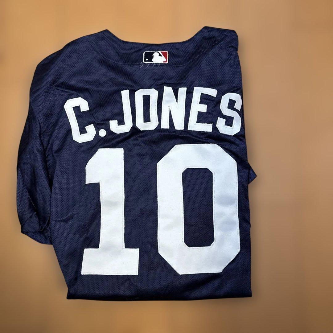 応援グッズ Atlanta Braves Majestic C.JONES #10 MLB