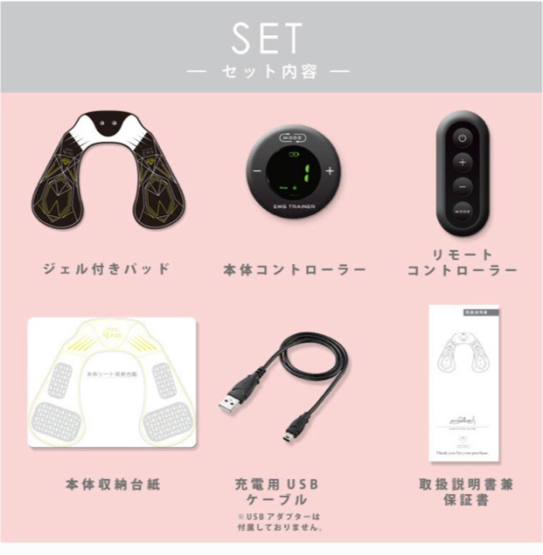 美品　EMSトレーニング4点セット