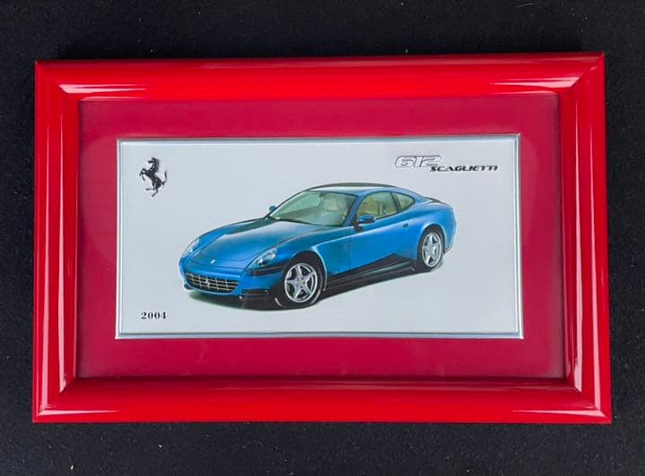 フェラーリ612額装プレート