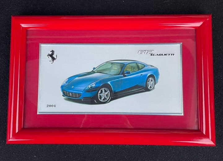 フェラーリ612額装プレート