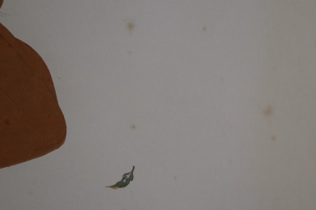 真作保証 中島潔 「ゆらめき」 木版画 直筆サイン有 儚げな女性画 人気作品