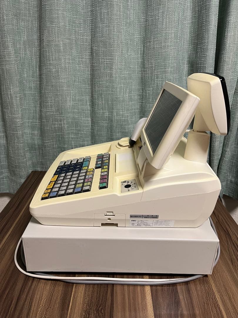 TEC MA-2055 レジスター クリーム色