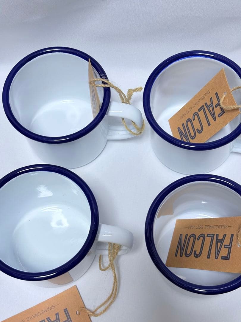 新品　FALCON ファルコン エナメルウェア マグカップ　4個セット