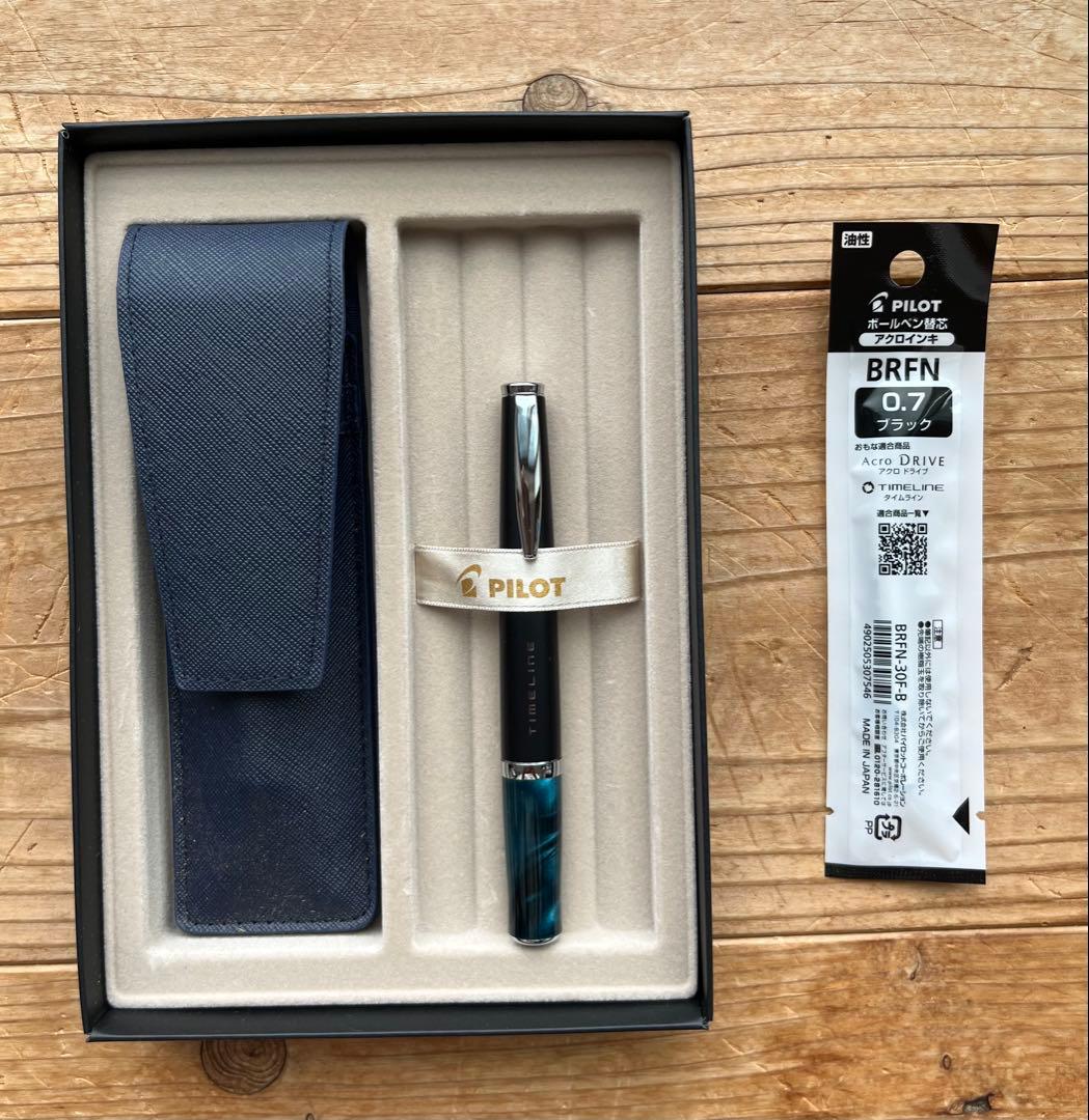 パイロットボールペン　タイムライン　ETERNAL エターナルグリーン