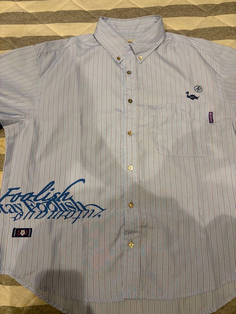 【ずっと真夜中でいいのに。】ストライプシャツLサイズ