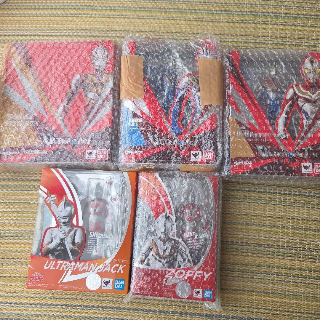 shfig．uartsact ウルトラ戦士シリーズ5体セット
