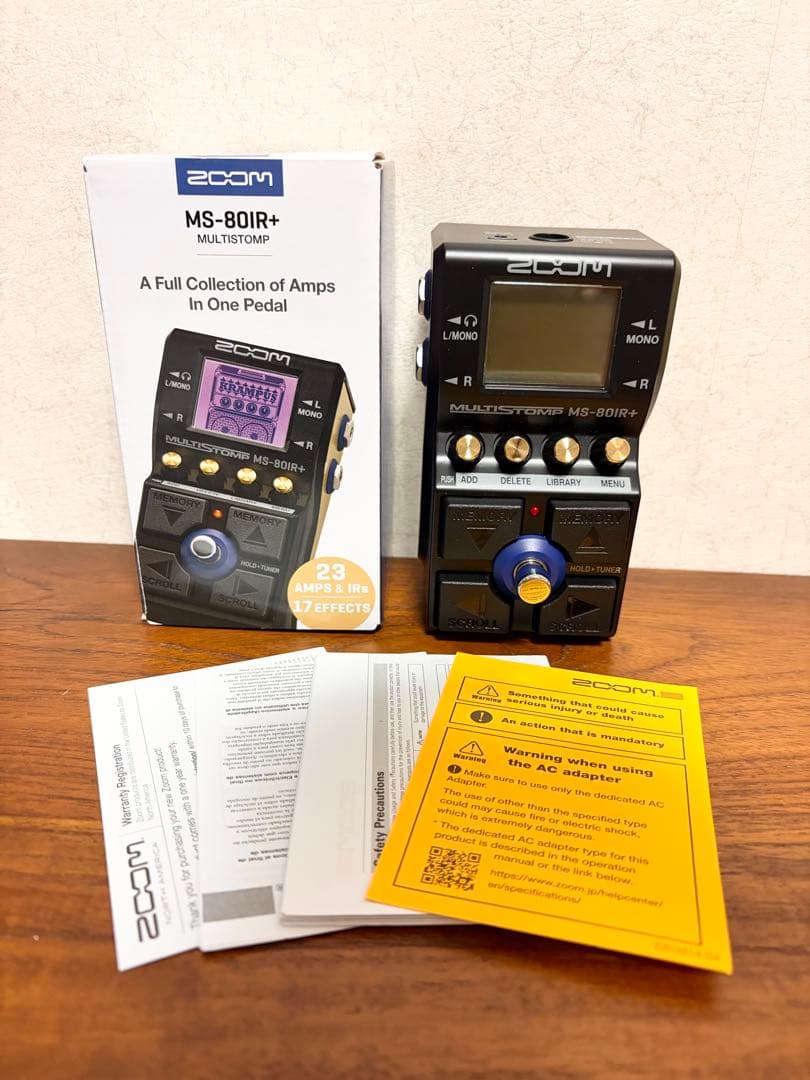 ZOOM MS-80IR+ マルチストンプ ほぼ未使用・美品