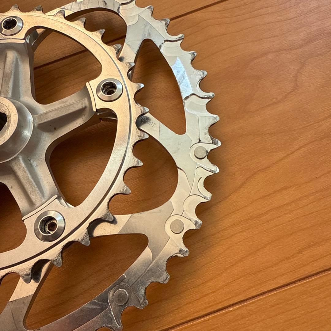 Sugino Might Tour クランクセット シルバー