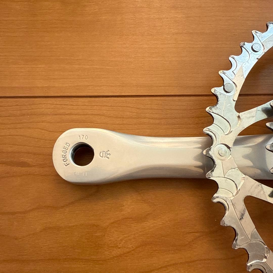 Sugino Might Tour クランクセット シルバー