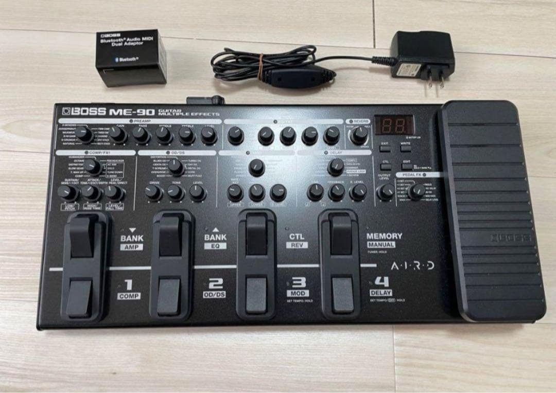 BOSS ME-90 マルチエフェクター BT-DUAL 純正アダプター付き