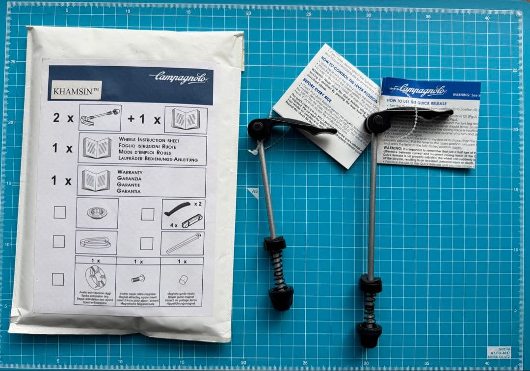 カンパニョーロ khamsin シルバー シマノ フリー