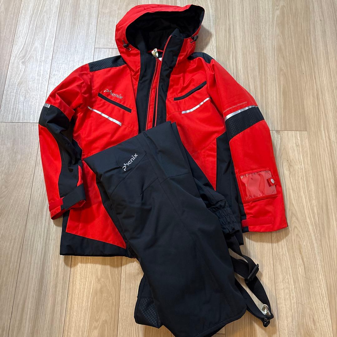 phenix スキーウェア PSB722P30 サイズS 赤黒