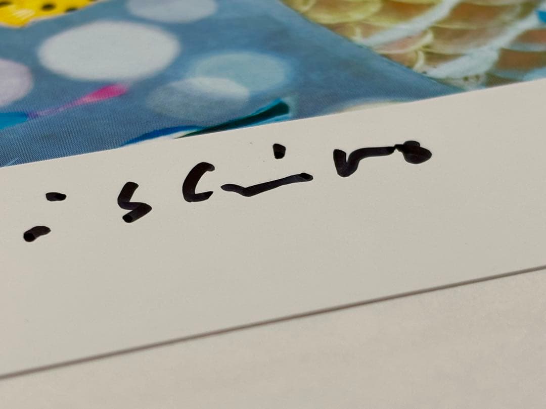 #藤城清治 「夕陽の中の愛の奇跡」レフグラフ作品　本人サイン・イラスト入り