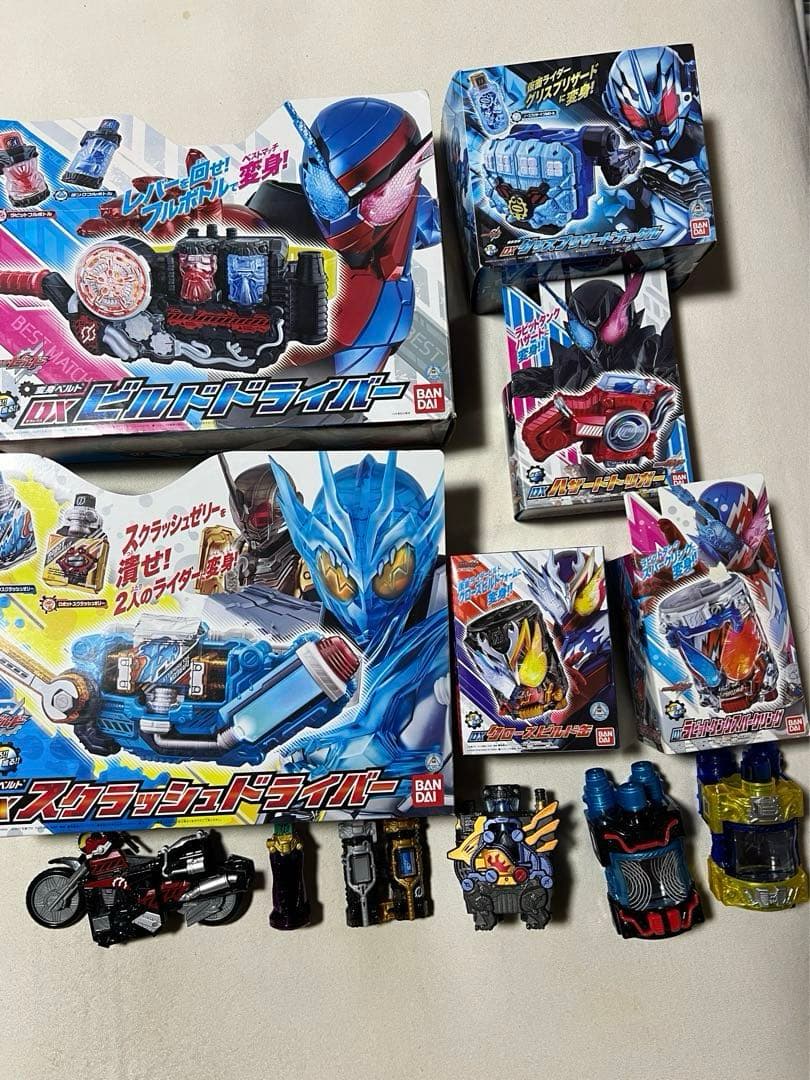 【美品】DXビルドドライバー スクラッシュドライバーセット 仮面ライダービルド