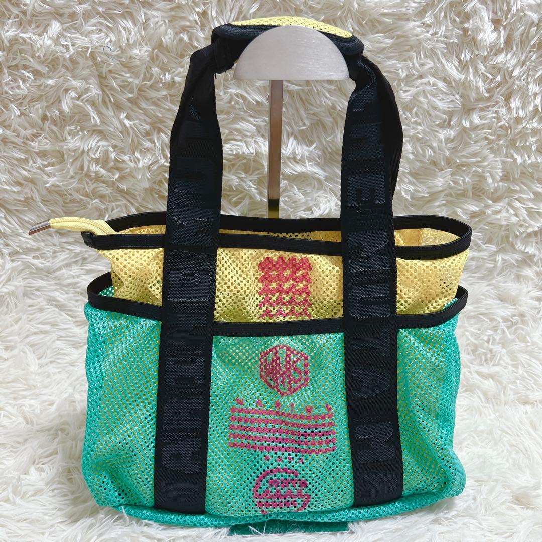 ✨希少美品 ムータマリン メッシュ ミニ トート カート ハンド バッグ 完売品