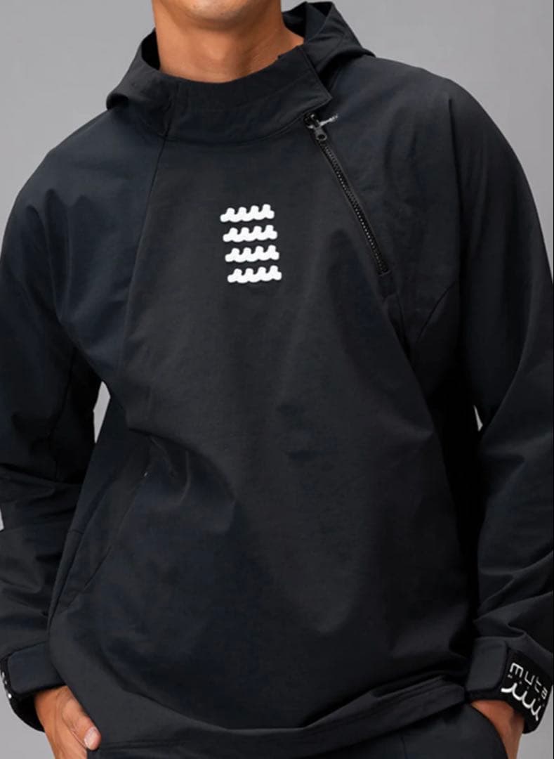 MUTA MARINE ムータマリン ナイロン　パーカー黒2XL 700