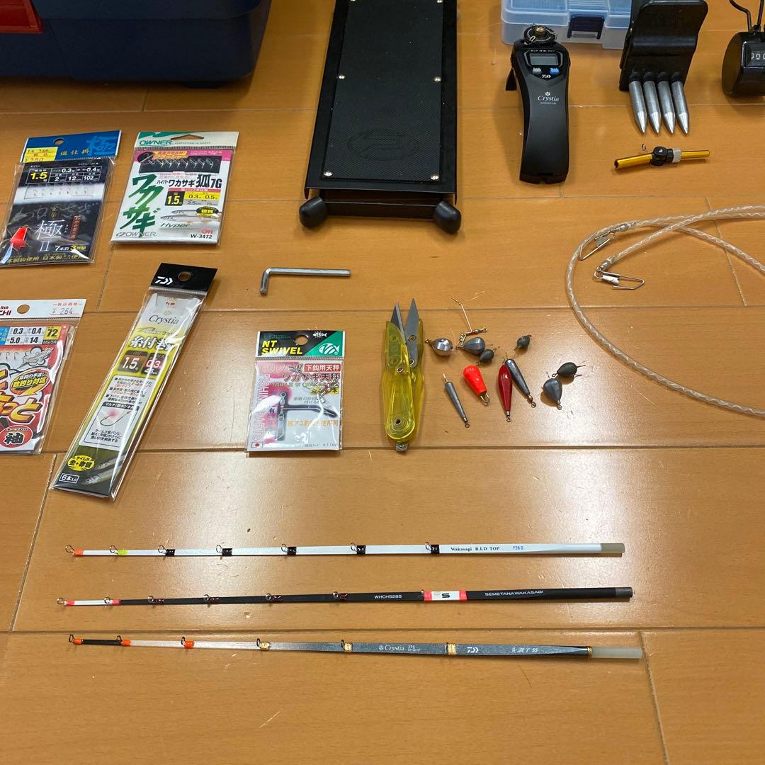 ワカサギ　電動リール　穂先　などなど　一式