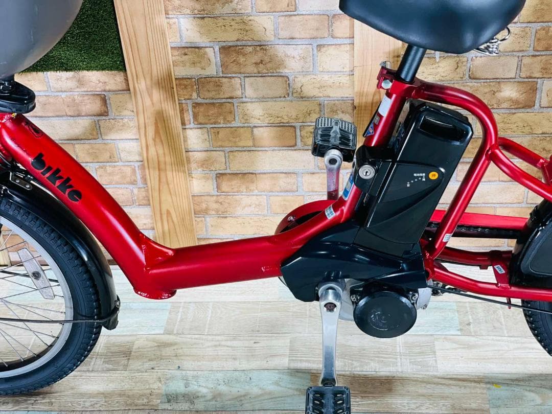特価 ビッケ 大人気ブリヂストン 子供乗せ電動アシスト自転車 H1585