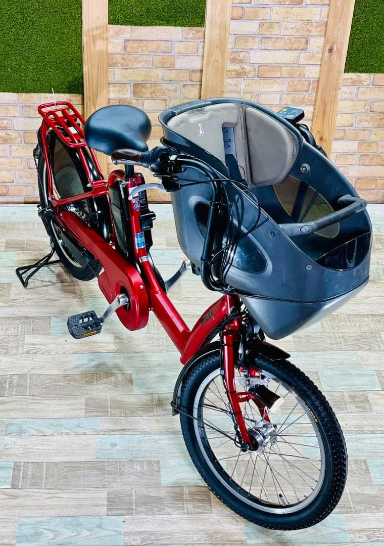 特価 ビッケ 大人気ブリヂストン 子供乗せ電動アシスト自転車 H1585