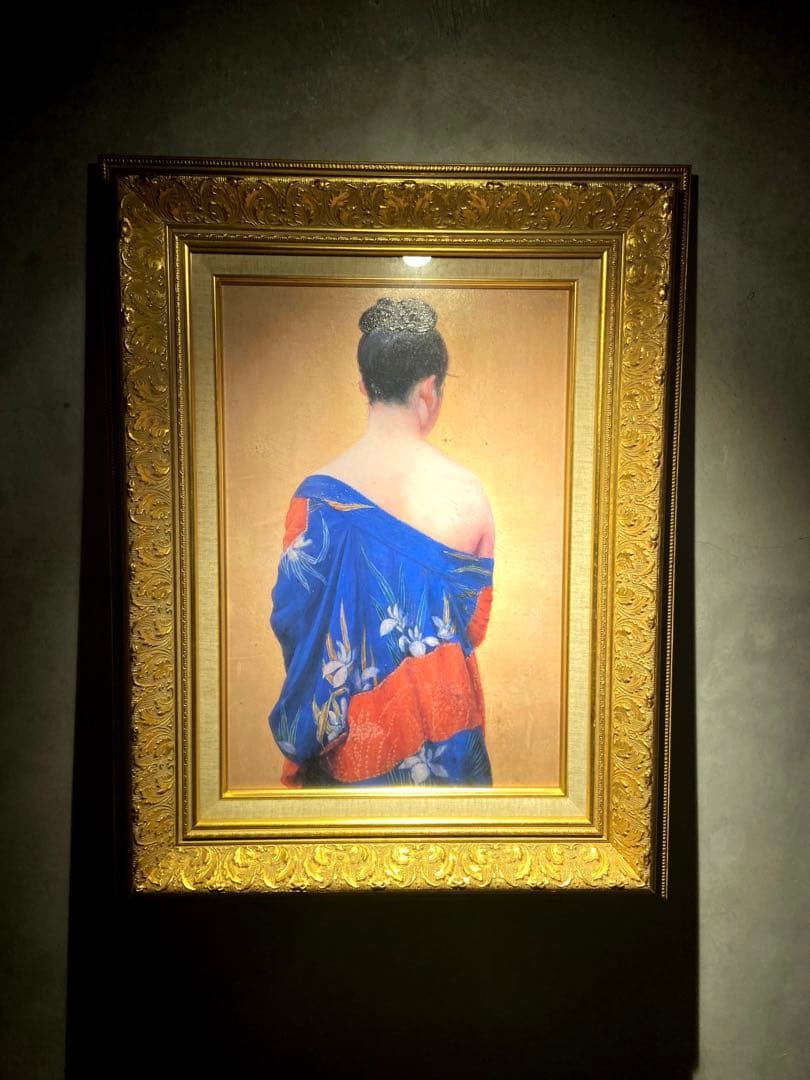 岡田三郎助 『あやめの女』