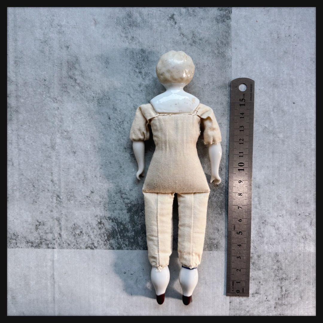 アンティーク　 ブロンド　チャイナヘッドドール ビスクドール