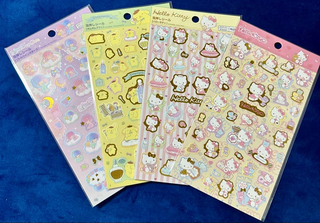 正規品　ボンボンドロップシールミニ7点含む、サンリオ系シール26点セット