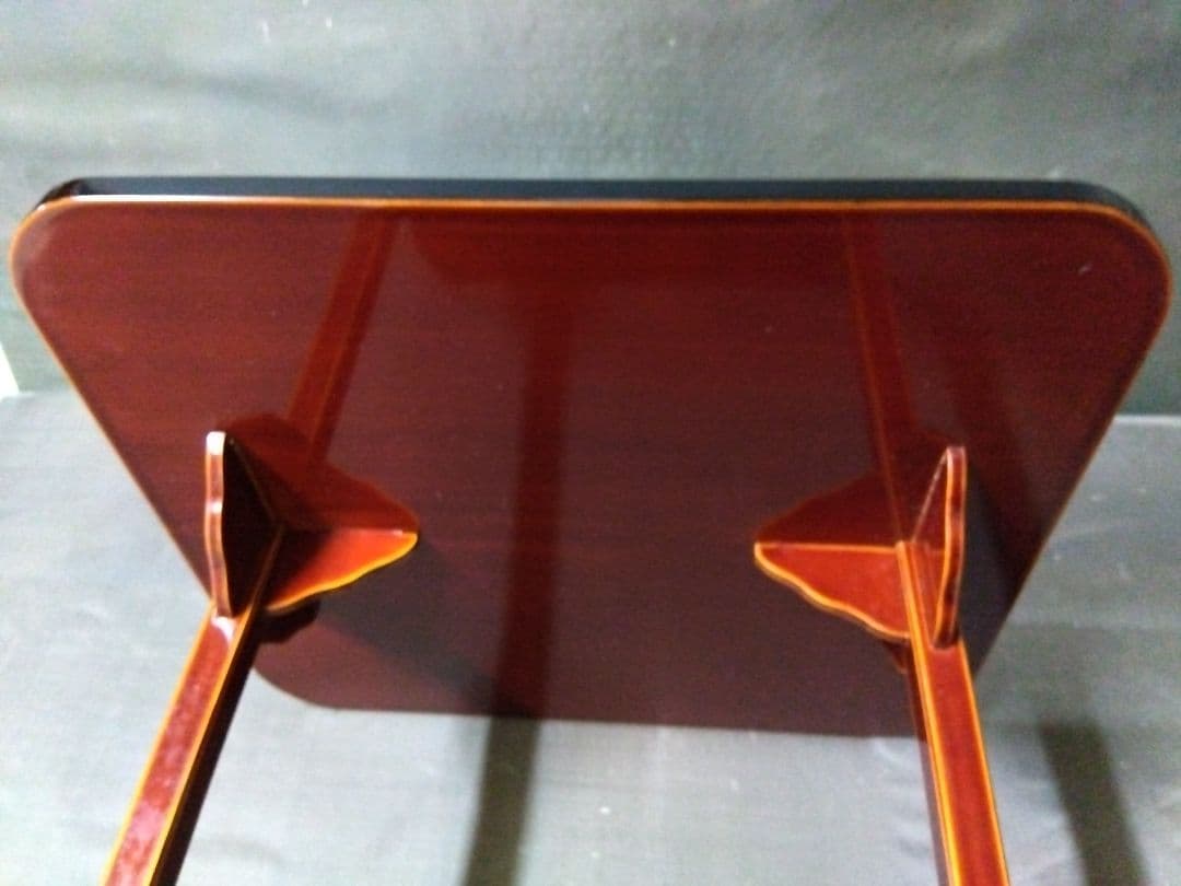 茶道具　春慶塗　飾り棚