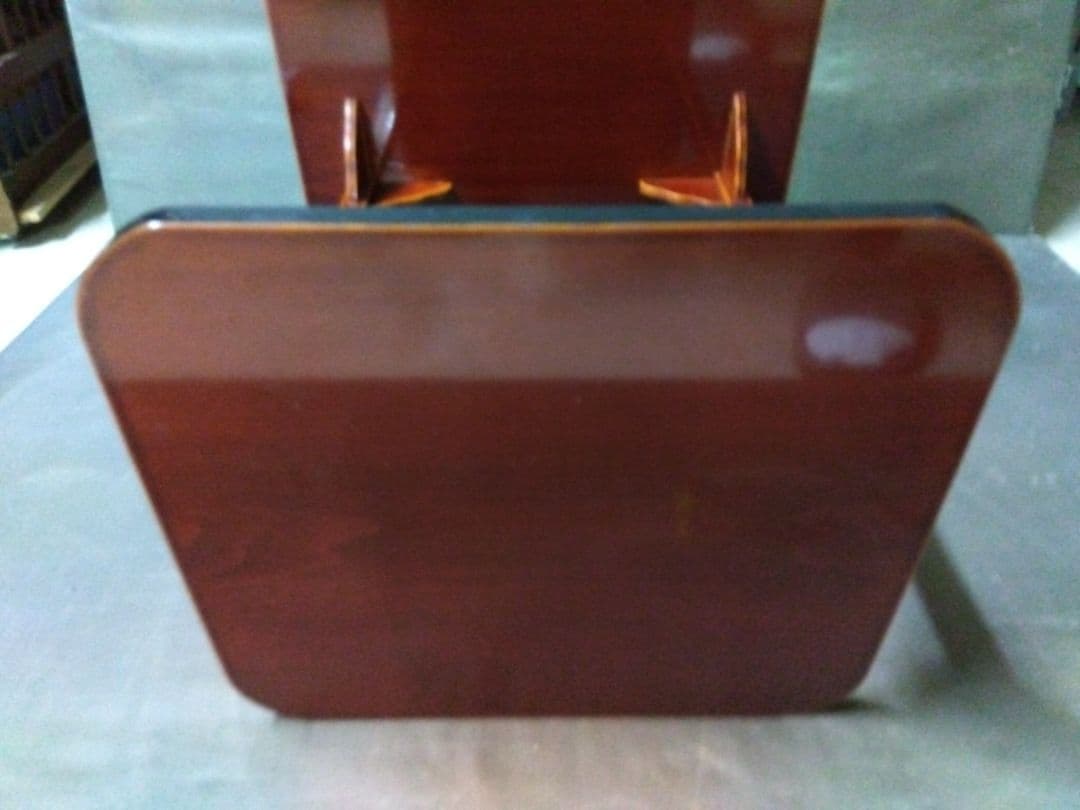 茶道具　春慶塗　飾り棚