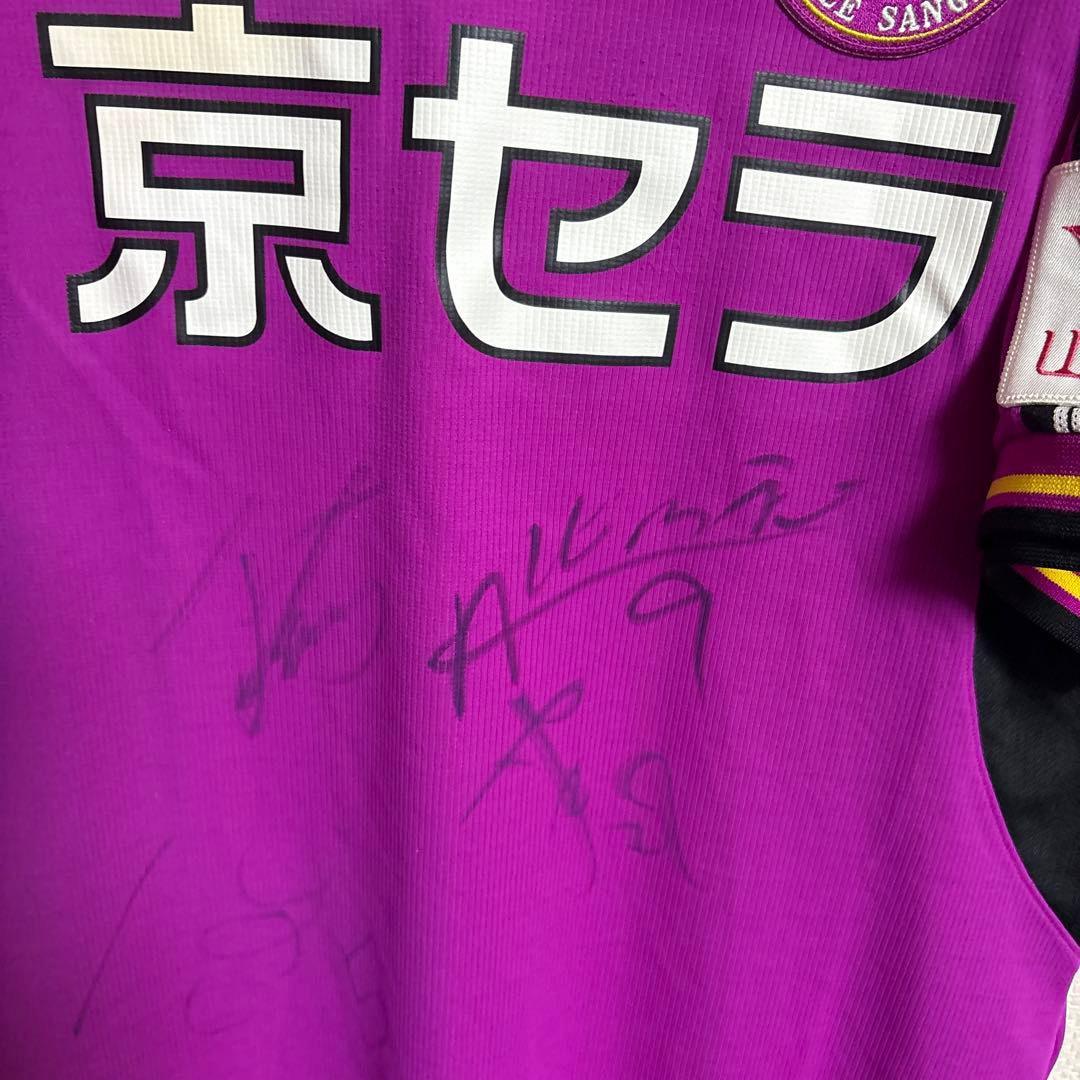 京都パープルサンガ　京都サンガ　サイン込み　　　03-04 Mサイズユニフォーム