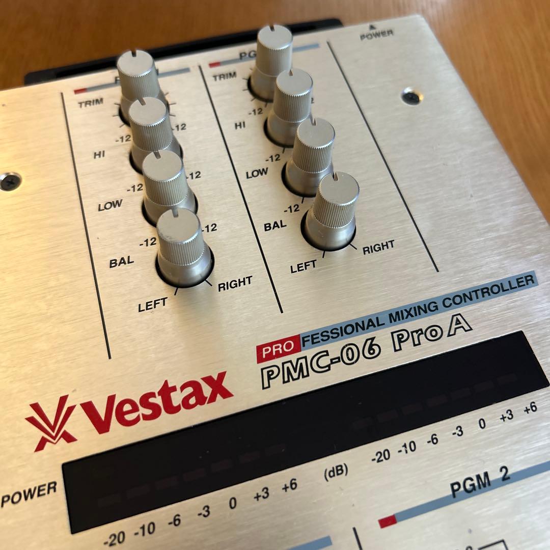 Vestax PMC-06 Pro A DJミキサー 純正アダプター付き