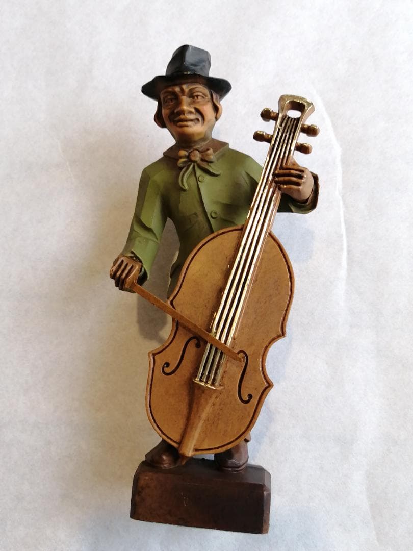 ヴィンテージ　木堀風人形　West Germany　4体セット