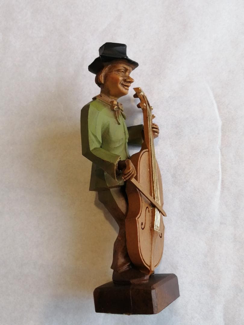 ヴィンテージ　木堀風人形　West Germany　4体セット