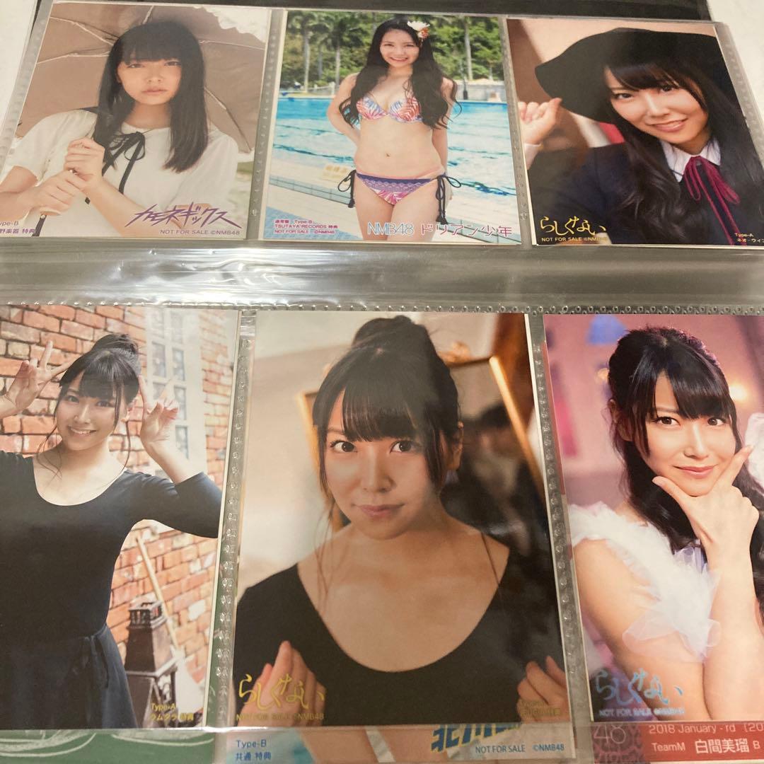 白間美瑠　② 生写真　NMB48 AKB48