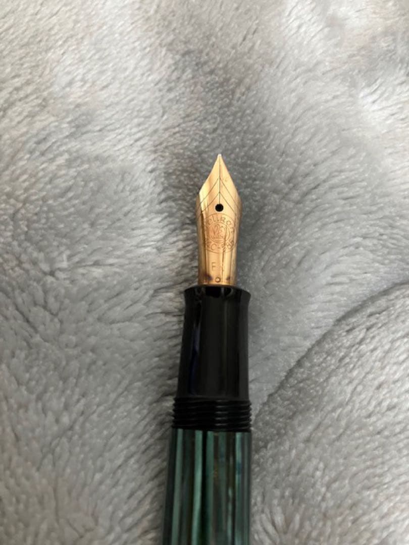 【レア品】pelikan/ペリカン 400N 14C-EF 緑縞　1950年代