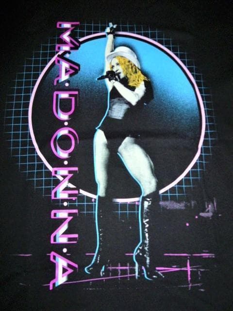 マドンナ 　Sticky & Sweet Tour　オフィシャル Tシャツ　L