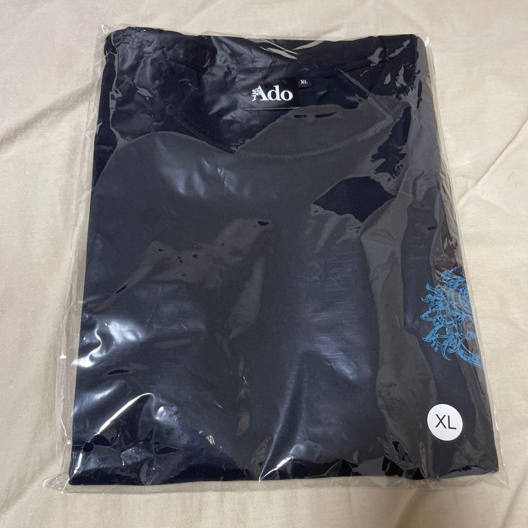 ado 心臓 ファッショナブル「心臓」Tシャツ　-a -d -o 特大　XL