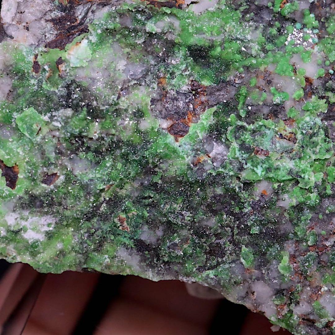 コニカルコ石 121g OTH090 鉱物 天然石 原石