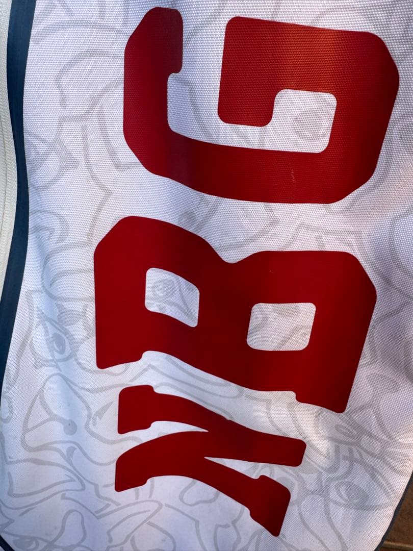 希少　『大容量』　ニューバランスゴルフ　スタンド式キャディバッグ　ブルドッグ柄