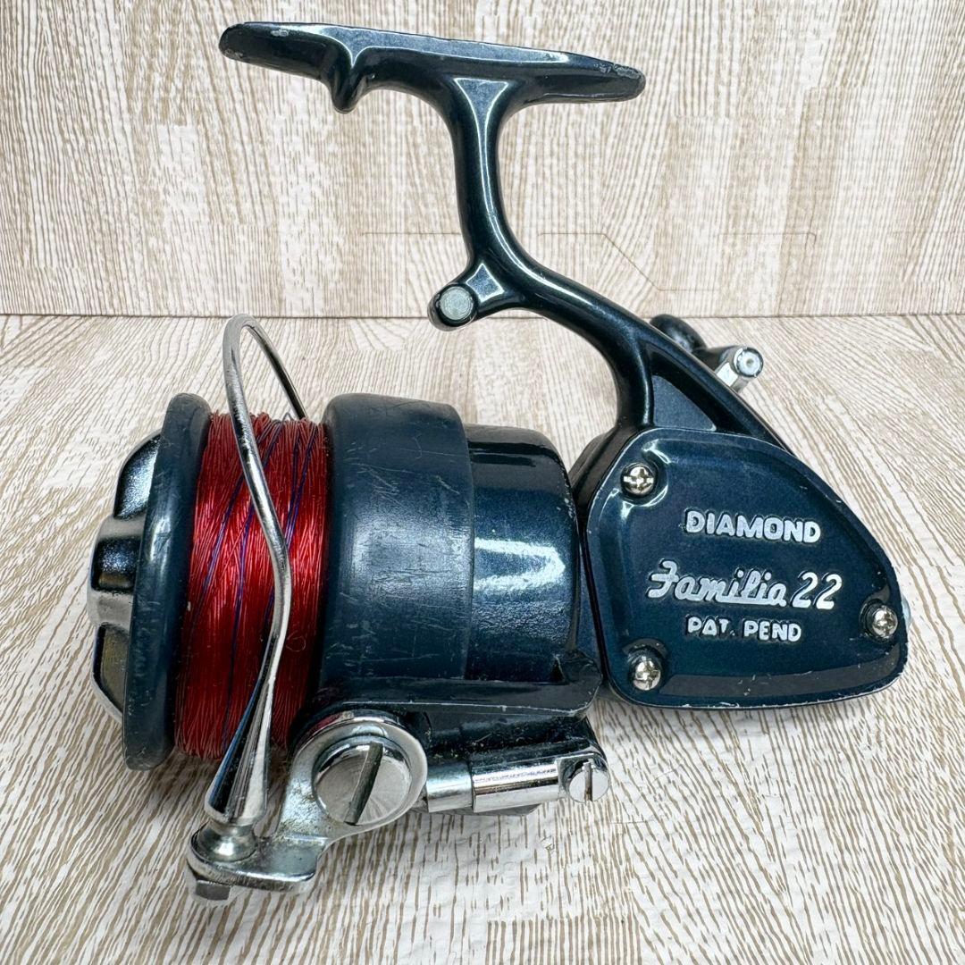 【激レア】大森製作所 ダイヤモンド ファミリア22 スピニングリール 釣具